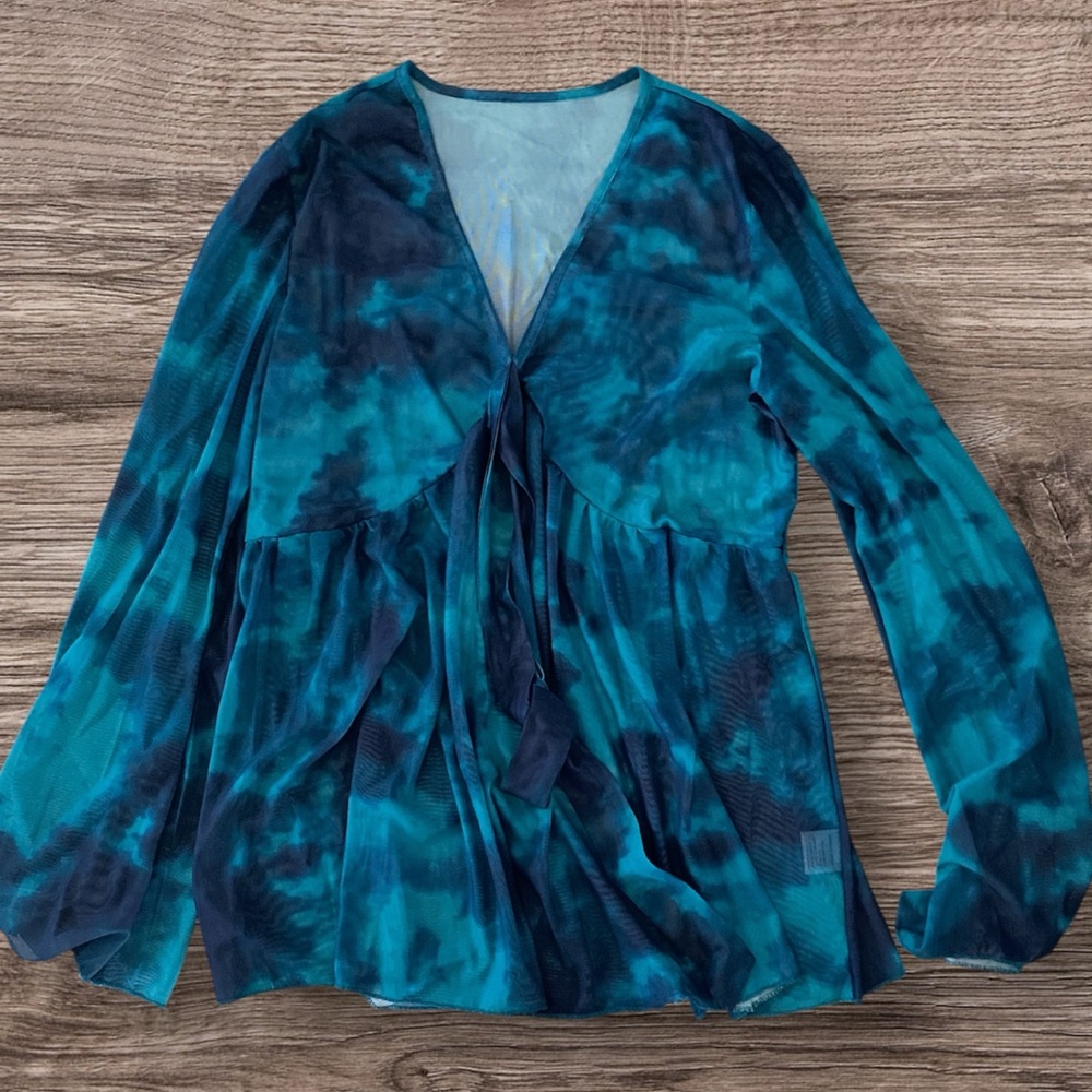 Blue Relaxed Blouse